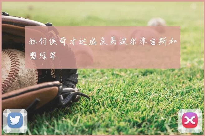 独行侠奇才达成交易波尔津吉斯加盟绿军