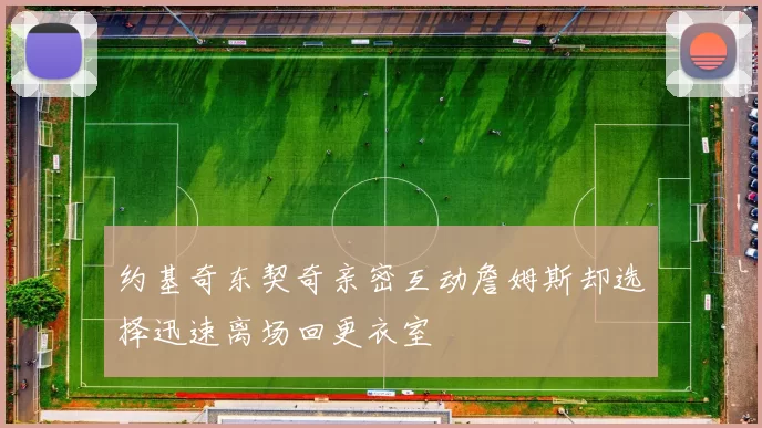 约基奇东契奇亲密互动詹姆斯却选择迅速离场回更衣室